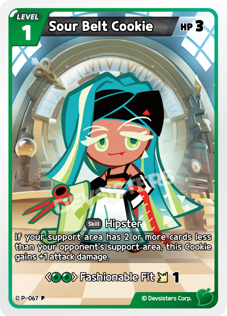 Image for Sour Belt Cookie (P-067) (P) - CookieRun: Braverse TCG