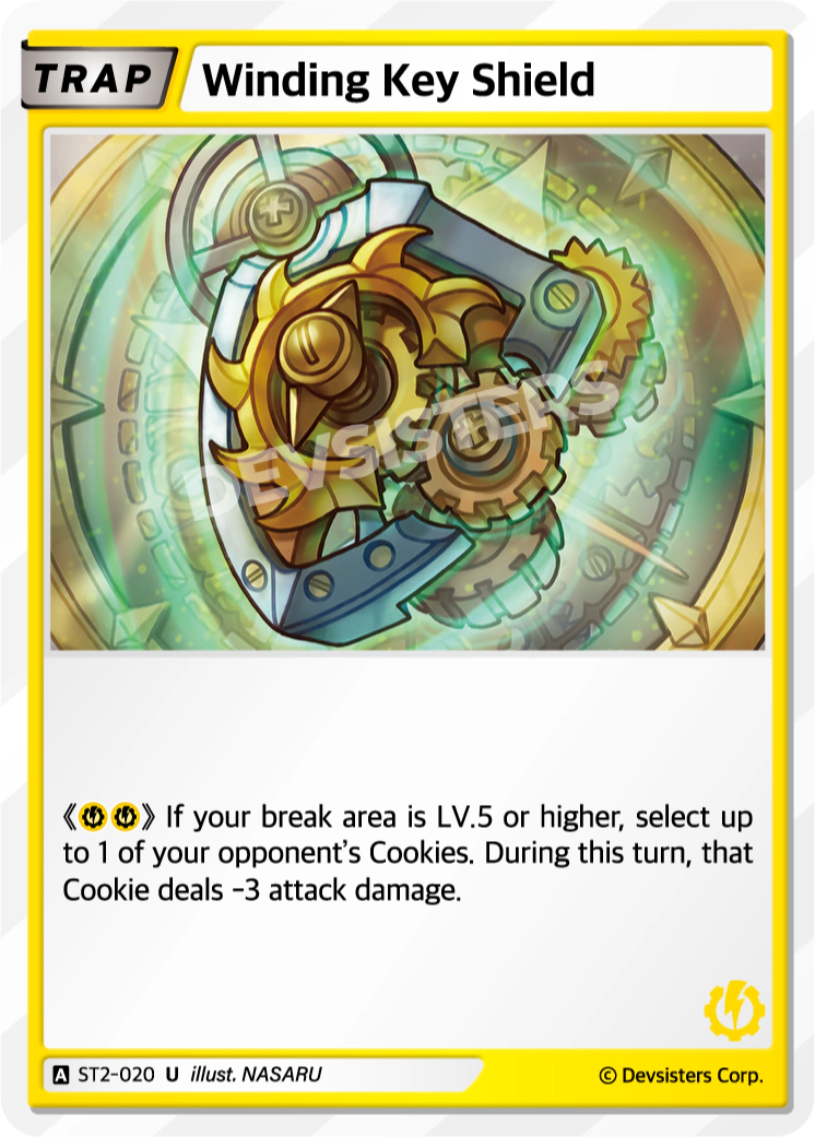 Image for Winding Key Shield (ST2-020) (ST2) - CookieRun: Braverse TCG
