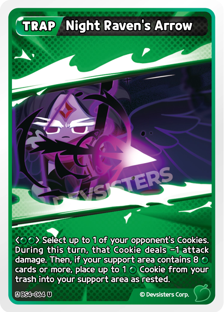 Image for Night Raven's Arrow (BS4-064) (BS4) - CookieRun: Braverse TCG