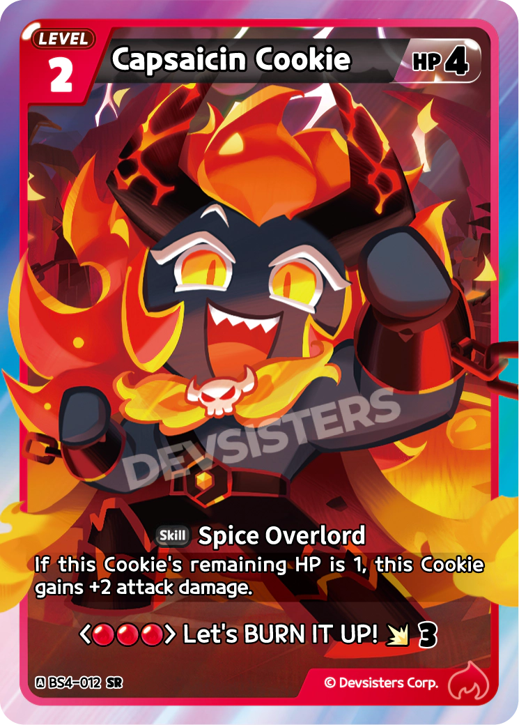 Image for Capsaicin Cookie (BS4-012) (BS4) - CookieRun: Braverse TCG