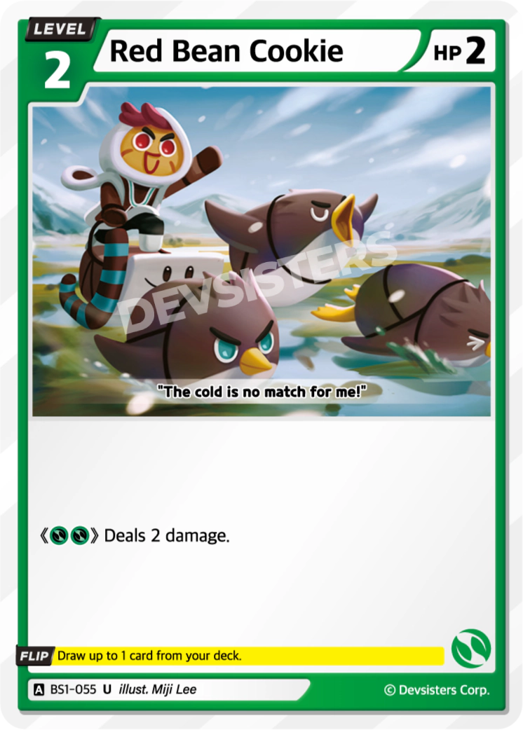 Image for Red Bean Cookie (BS1-055) (BS1) - CookieRun: Braverse TCG