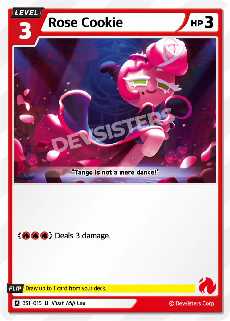 Image for Rose Cookie (BS1-015) (BS1) - CookieRun: Braverse TCG