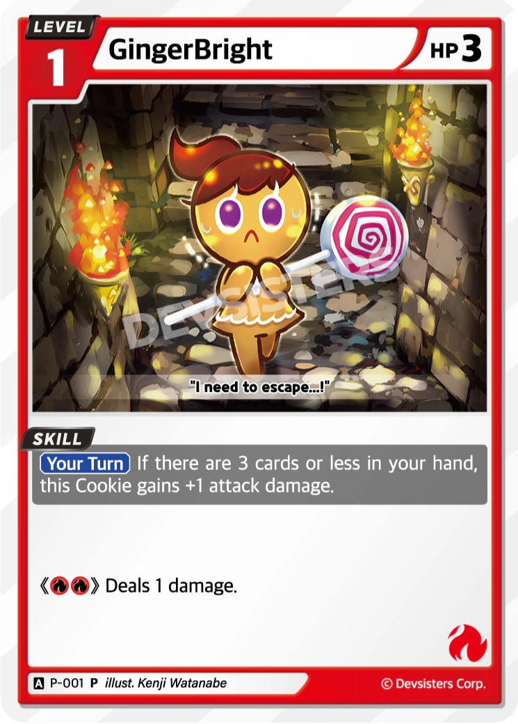 Image for GingerBright (P-001) (P) - CookieRun: Braverse TCG