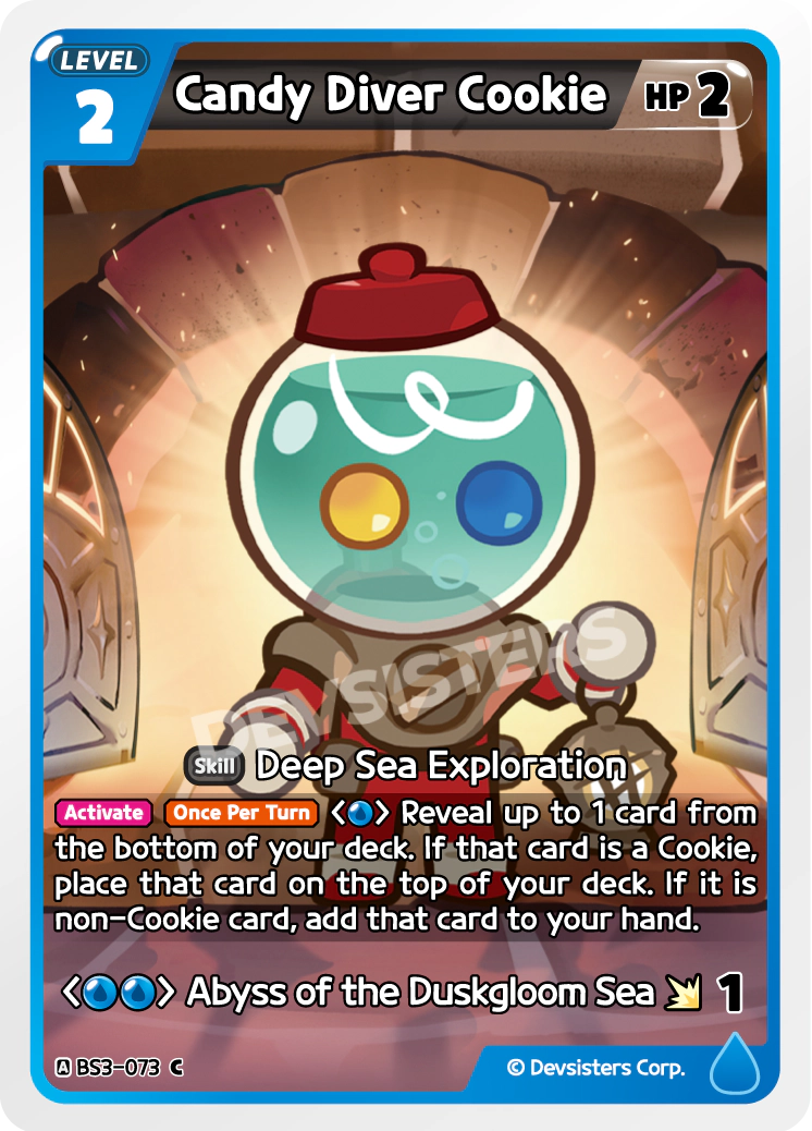Image for Candy Diver Cookie (BS3-073) (BS3) - CookieRun: Braverse TCG