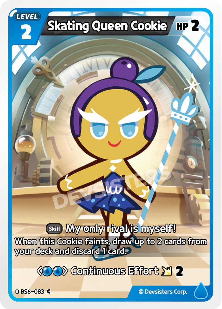 Image for Skating Queen Cookie (BS6-083) (BS6) - CookieRun: Braverse TCG
