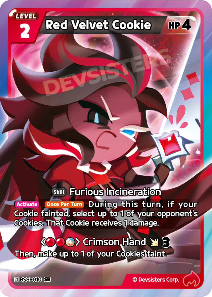 Image for Red Velvet Cookie (BS8-010) (BS8) - CookieRun: Braverse TCG