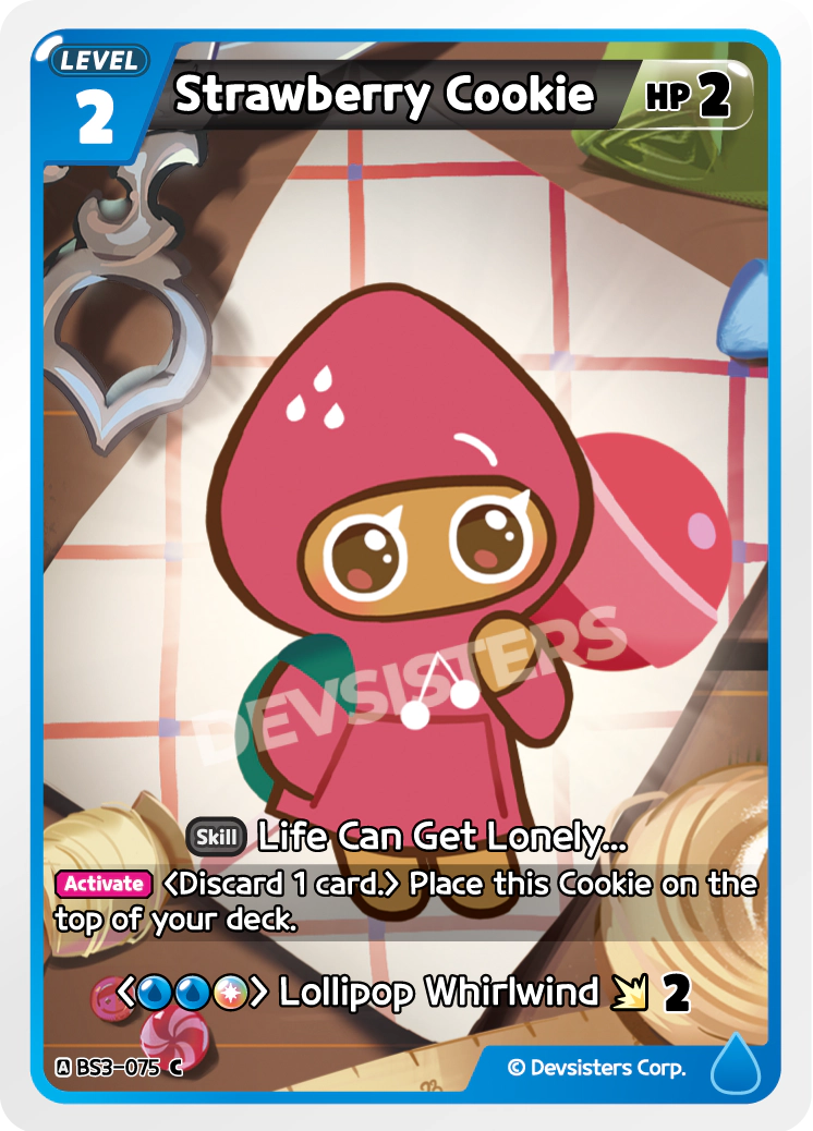 Image for Strawberry Cookie (BS3-075) (BS3) - CookieRun: Braverse TCG