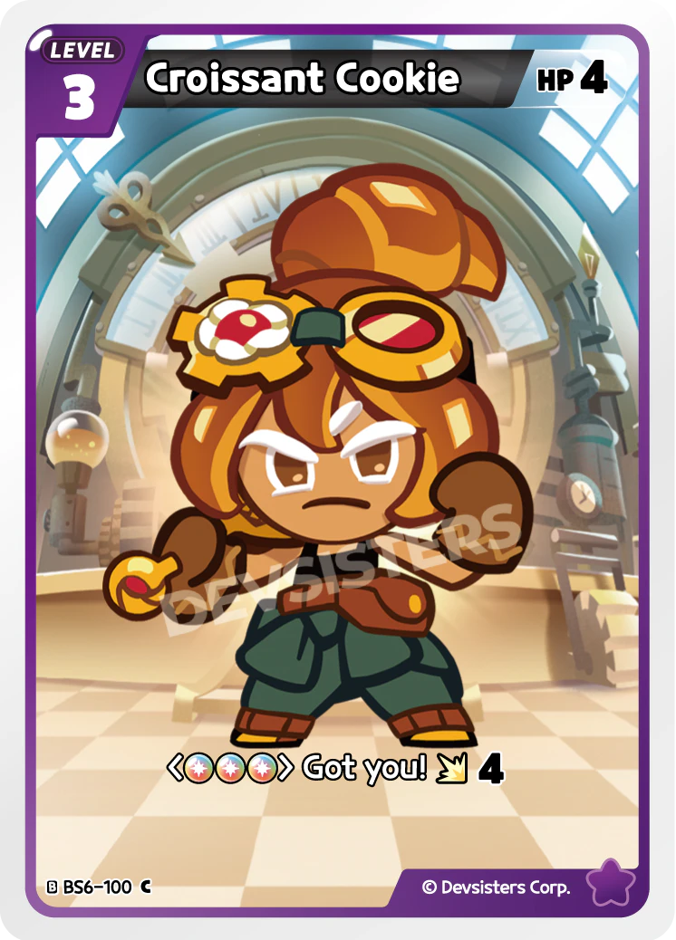 Image for Croissant Cookie (BS6-100) (BS6) - CookieRun: Braverse TCG