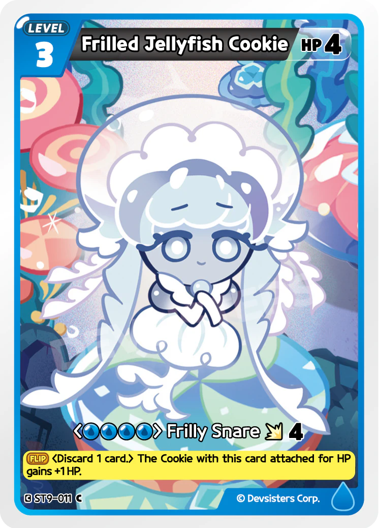 Image for Frilled Jellyfish Cookie (ST9-011) (ST9) - CookieRun: Braverse TCG