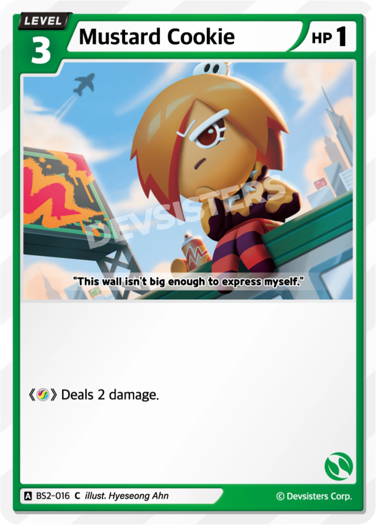 Image for Mustard Cookie (BS2-016) (BS2) - CookieRun: Braverse TCG