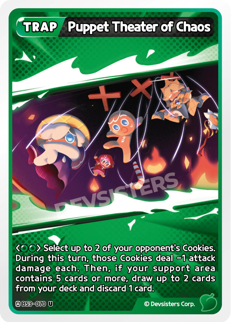 Image for Puppet Theater of Chaos (BS3-070) (BS3) - CookieRun: Braverse TCG