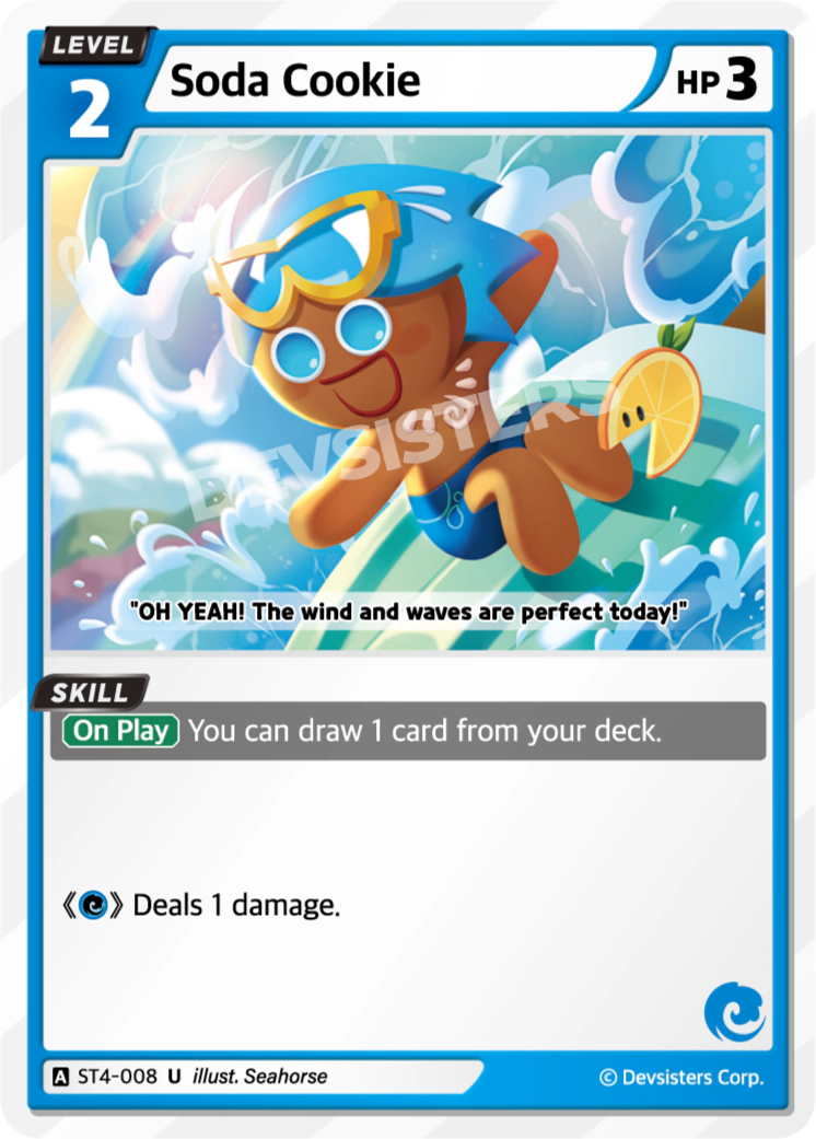 Image for Soda Cookie (ST4-008) (ST4) - CookieRun: Braverse TCG