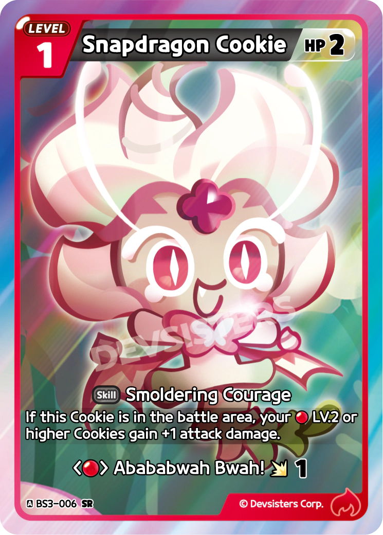 Image for Snapdragon Cookie (BS3-006) (BS3) - CookieRun: Braverse TCG