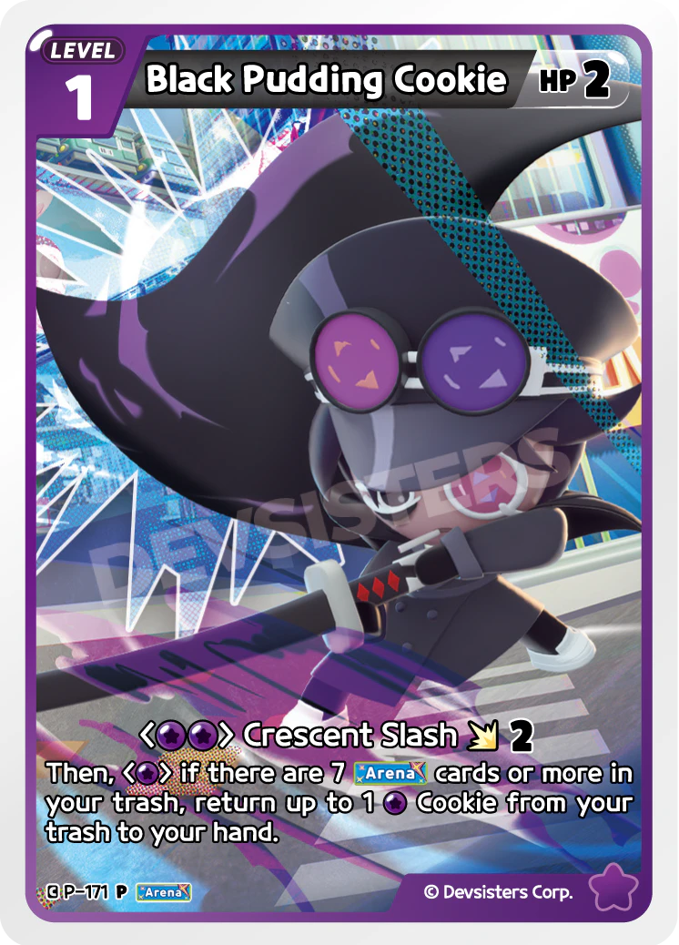 Image for Black Pudding Cookie (P-171) (P) - CookieRun: Braverse TCG