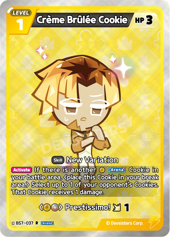Image for Crème Brûlée Cookie (BS7-037) (BS7) - CookieRun: Braverse TCG