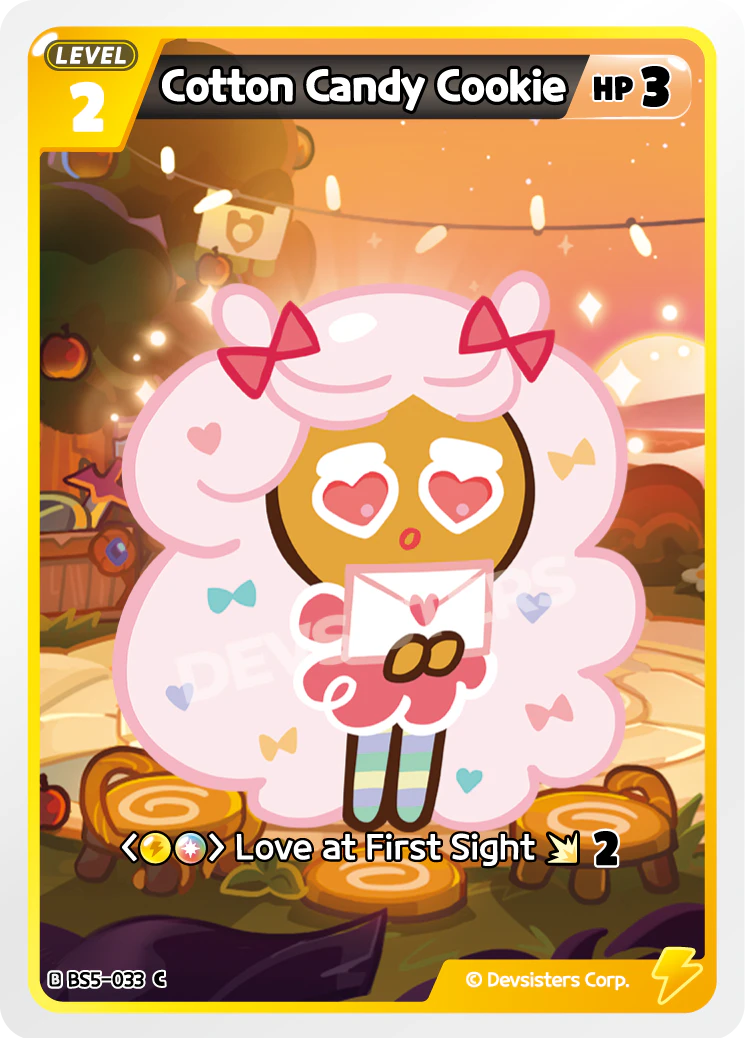 Image for Cotton Candy Cookie (BS5-033) (BS5) - CookieRun: Braverse TCG