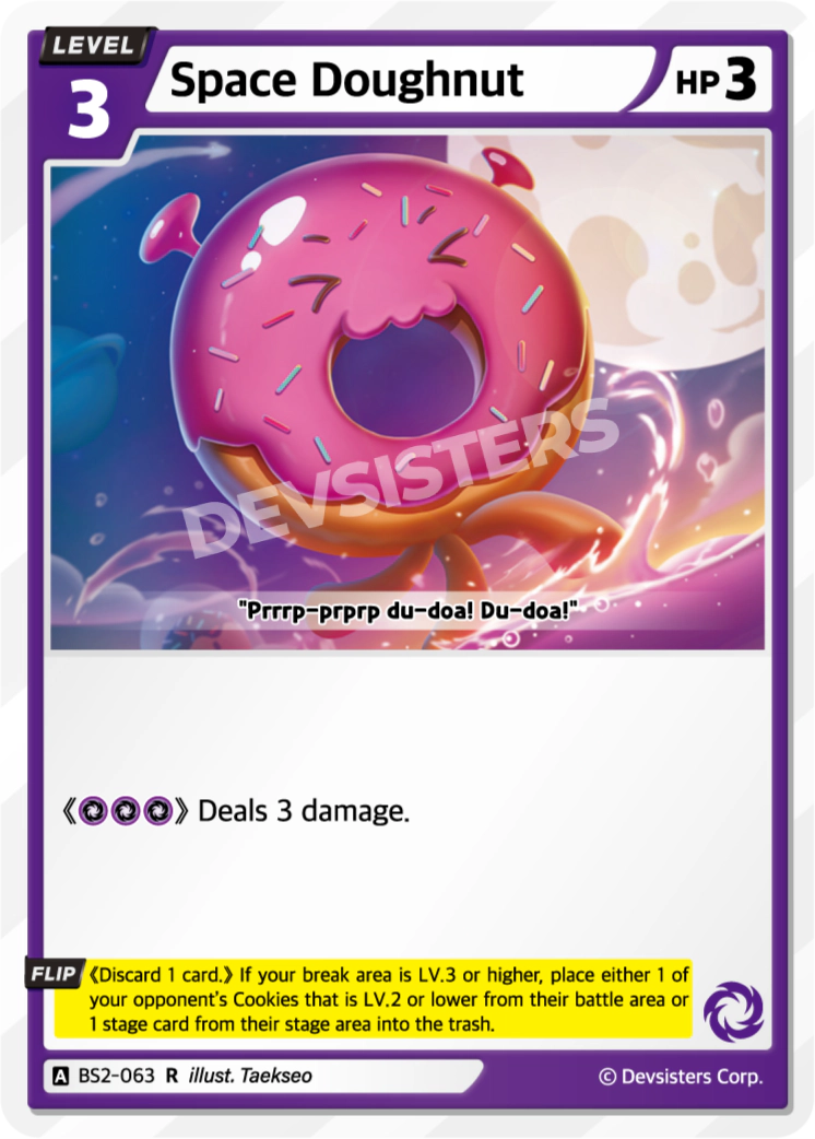 Image for Space Doughnut (BS2-063) (BS2) - CookieRun: Braverse TCG