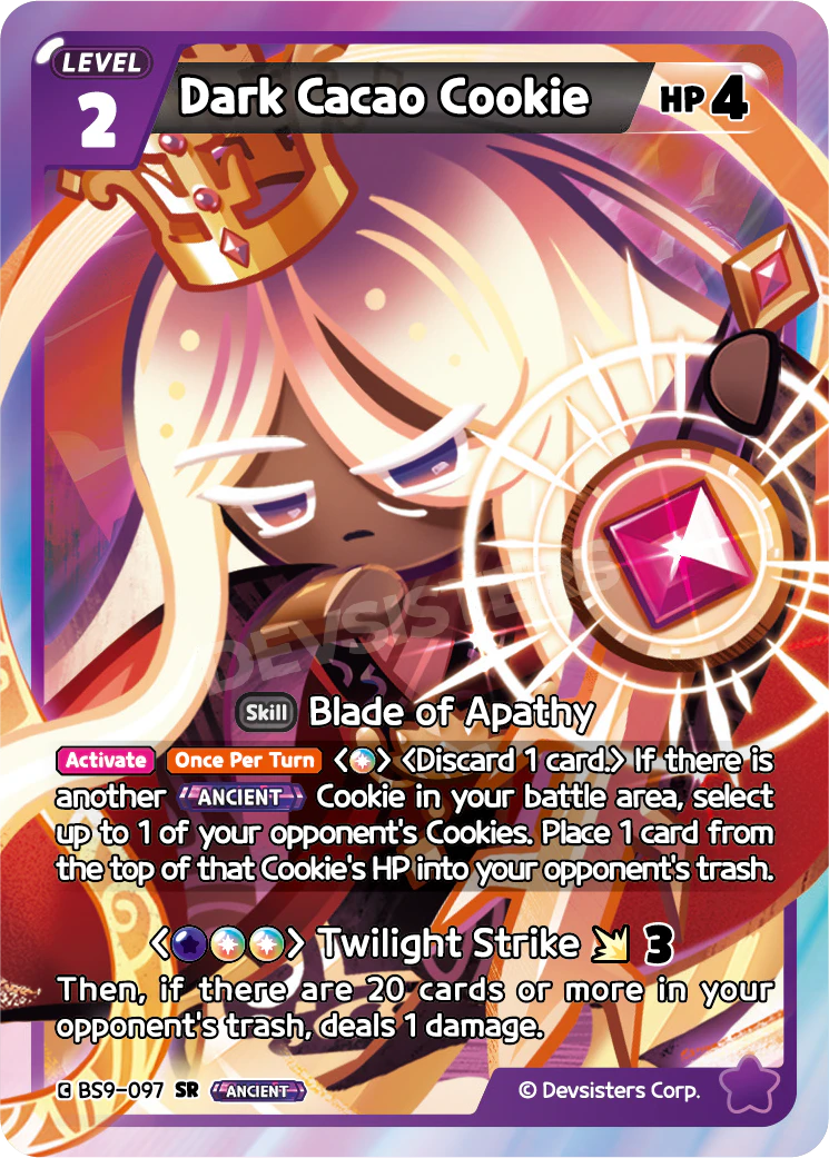 Image for Dark Cacao Cookie (BS9-097) (BS9) - CookieRun: Braverse TCG