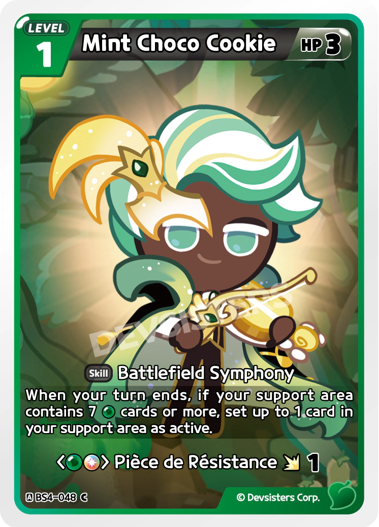 Image for Mint Choco Cookie (BS4-048) (BS4) - CookieRun: Braverse TCG