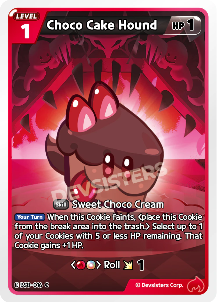 Image for Choco Cake Hound (BS8-016) (BS8) - CookieRun: Braverse TCG
