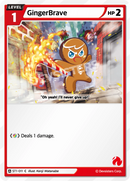 Image for GingerBrave (ST1-011) (ST1) - CookieRun: Braverse TCG