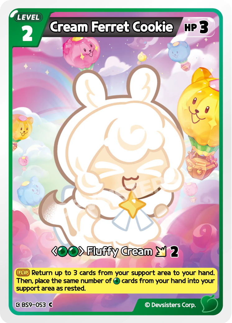 Image for Cream Ferret Cookie (BS9-053) (BS9) - CookieRun: Braverse TCG