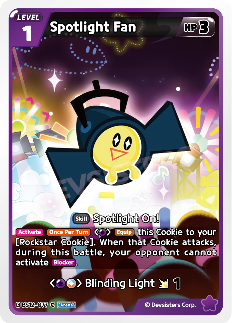Image for Spotlight Fan (BS12-077) (BS12) - CookieRun: Braverse TCG