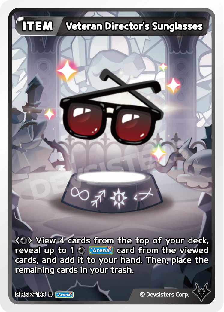 Image for Veteran Director's Sunglasses (BS12-103) (BS12) - CookieRun: Braverse TCG