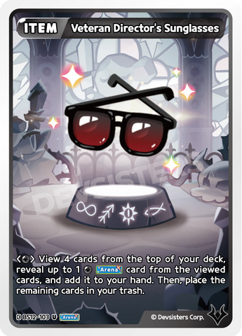 Image for Veteran Director's Sunglasses (BS12-103) (BS12) - CookieRun: Braverse TCG
