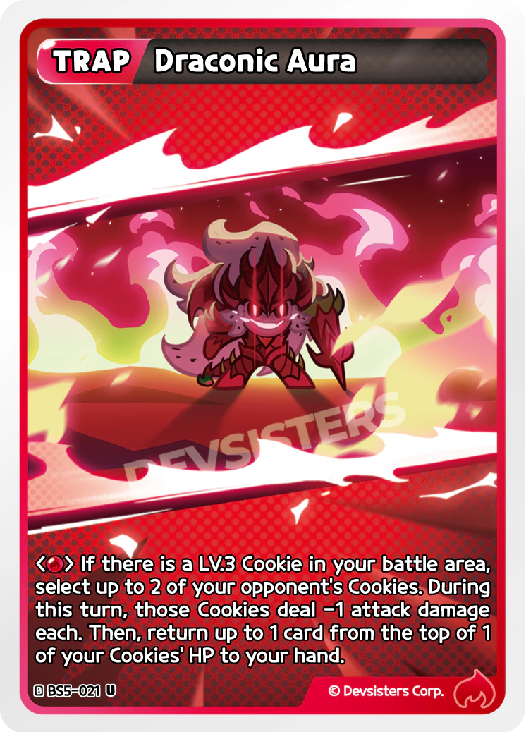 Image for Draconic Aura (BS5-021) (BS5) - CookieRun: Braverse TCG