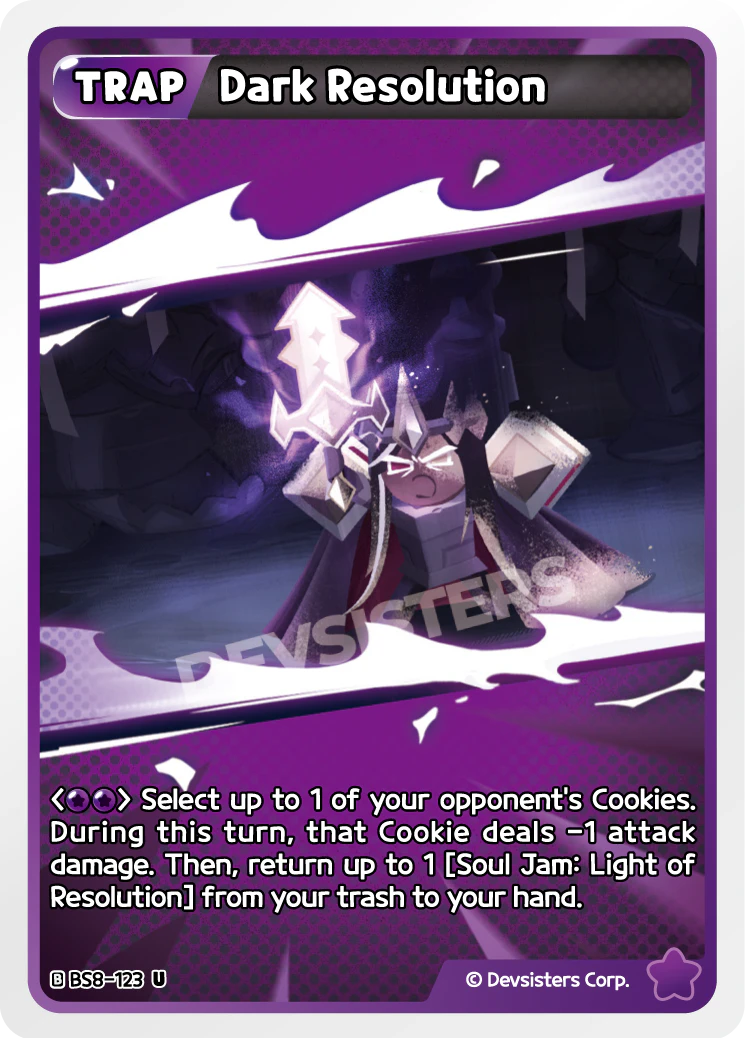Image for Dark Resolution (BS8-123) (BS8) - CookieRun: Braverse TCG