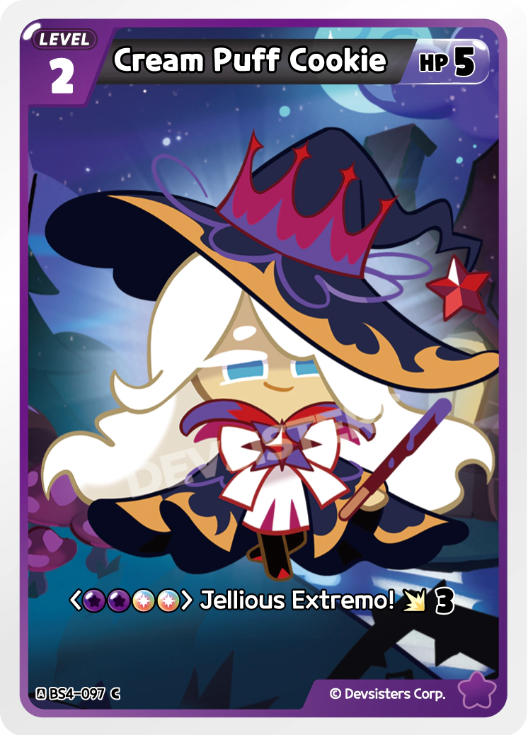 Image for Cream Puff Cookie (BS4-097) (BS4) - CookieRun: Braverse TCG