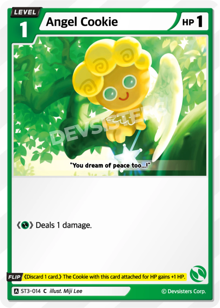 Image for Angel Cookie (ST3-014) (ST3) - CookieRun: Braverse TCG