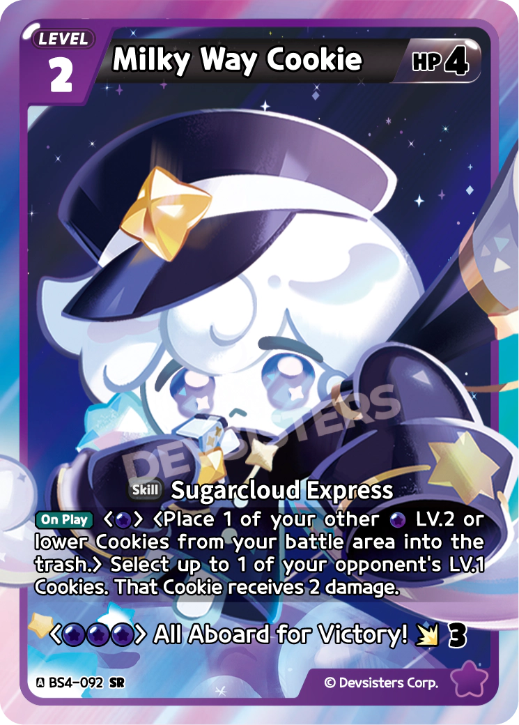 Image for Milky Way Cookie (BS4-092) (BS4) - CookieRun: Braverse TCG