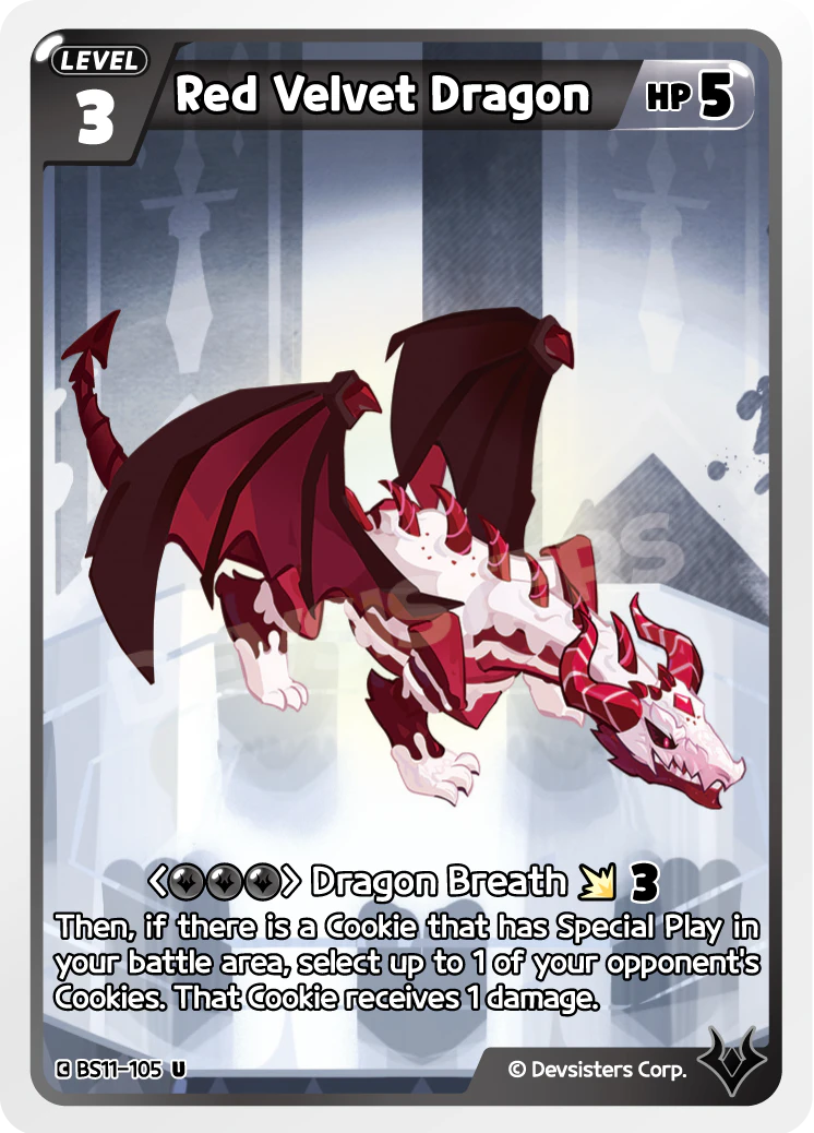 Image for Red Velvet Dragon (BS11-105) (BS11) - CookieRun: Braverse TCG