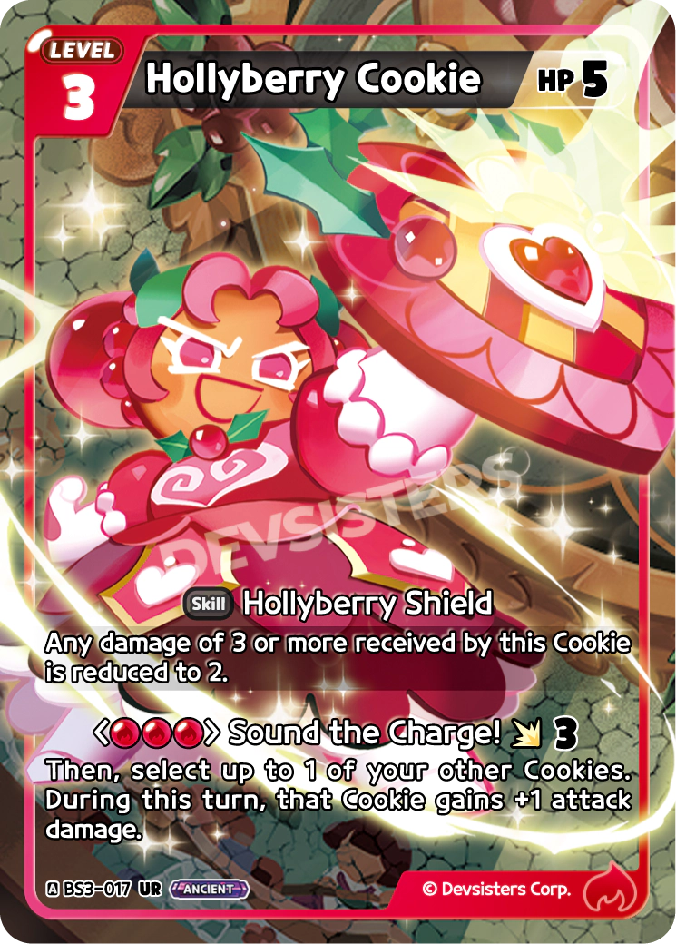 Image for Hollyberry Cookie (BS3-017) (BS3) - CookieRun: Braverse TCG