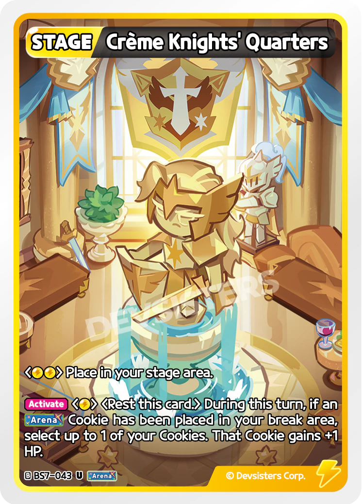 Image for Crème Knights' Quarters (BS7-043) (BS7) - CookieRun: Braverse TCG