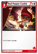Image for Red Pepper Cookie (BS1-020) (BS1) - CookieRun: Braverse TCG