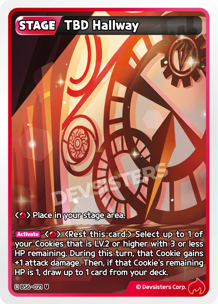 Image for TBD Hallway (BS6-021) (BS6) - CookieRun: Braverse TCG