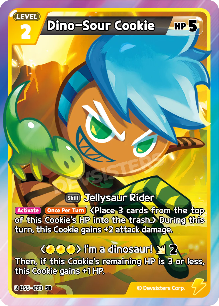 Image for Dino-Sour Cookie (BS5-023) (BS5) - CookieRun: Braverse TCG