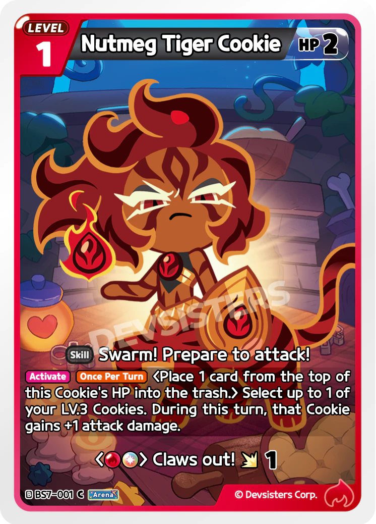 Image for Nutmeg Tiger Cookie (BS7-001) (BS7) - CookieRun: Braverse TCG