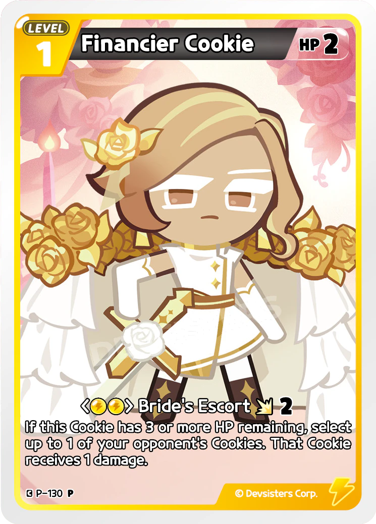 Image for Financier Cookie (P-130) (P) - CookieRun: Braverse TCG