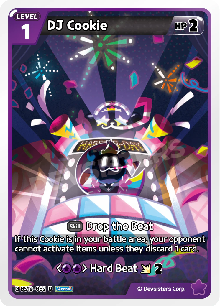 Image for DJ Cookie (BS12-082) (BS12) - CookieRun: Braverse TCG