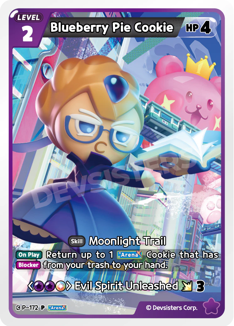 Image for Blueberry Pie Cookie (P-172) (P) - CookieRun: Braverse TCG