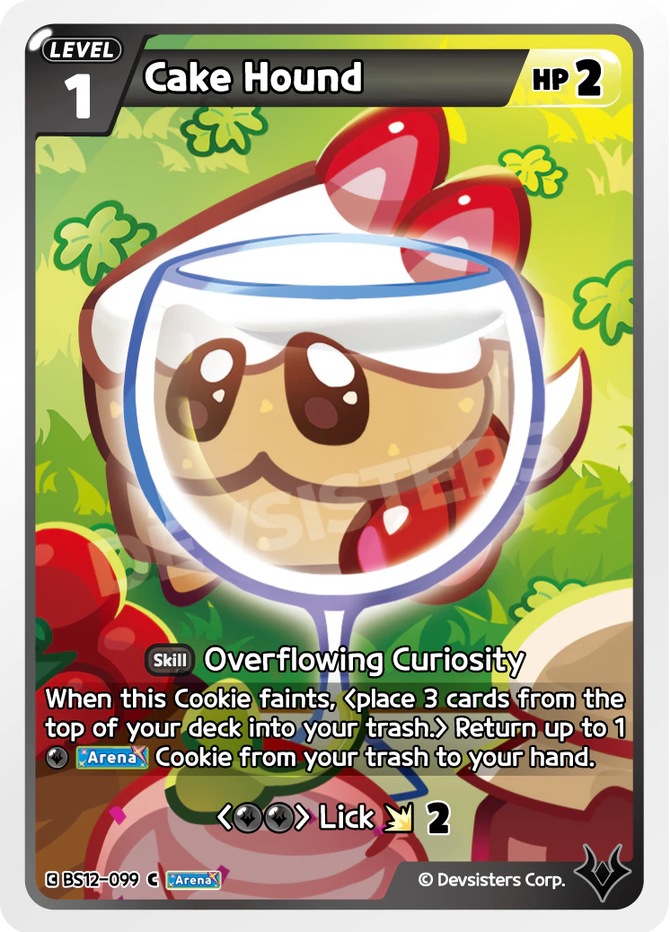 Image for Cake Hound (BS12-099) (BS12) - CookieRun: Braverse TCG