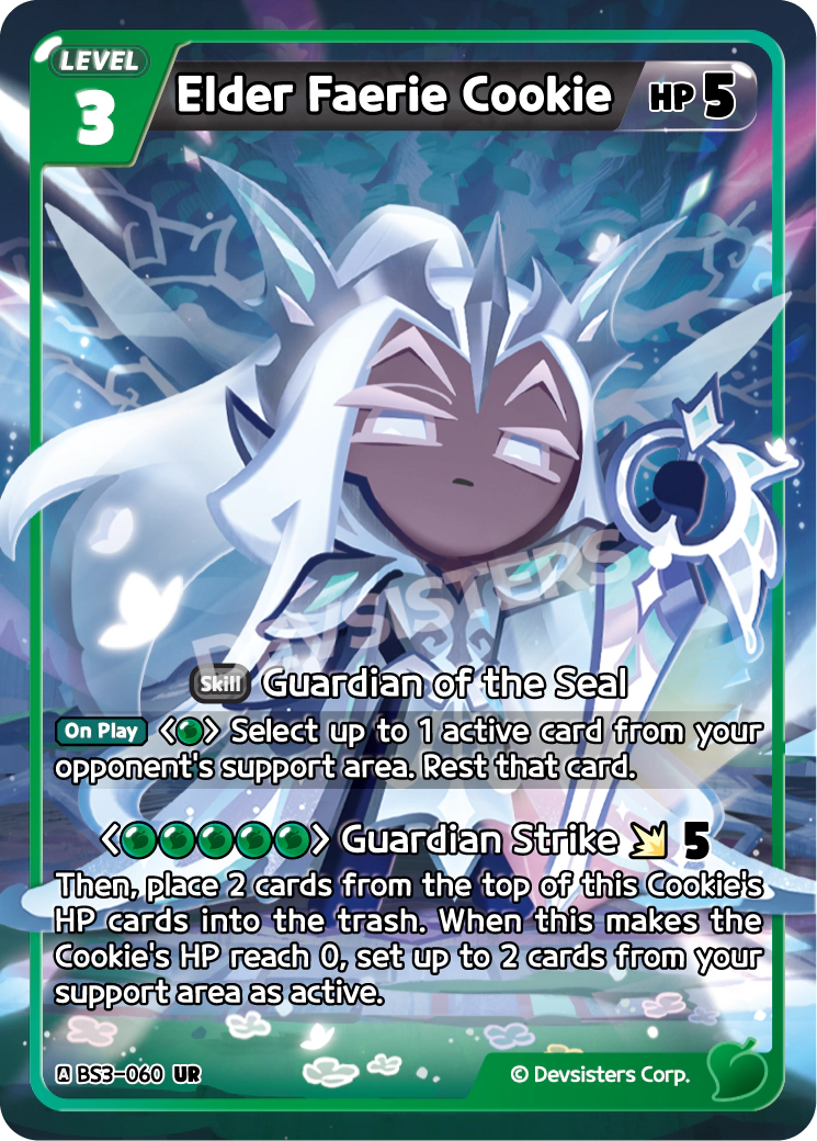 Image for Elder Faerie Cookie (BS3-060) (BS3) - CookieRun: Braverse TCG