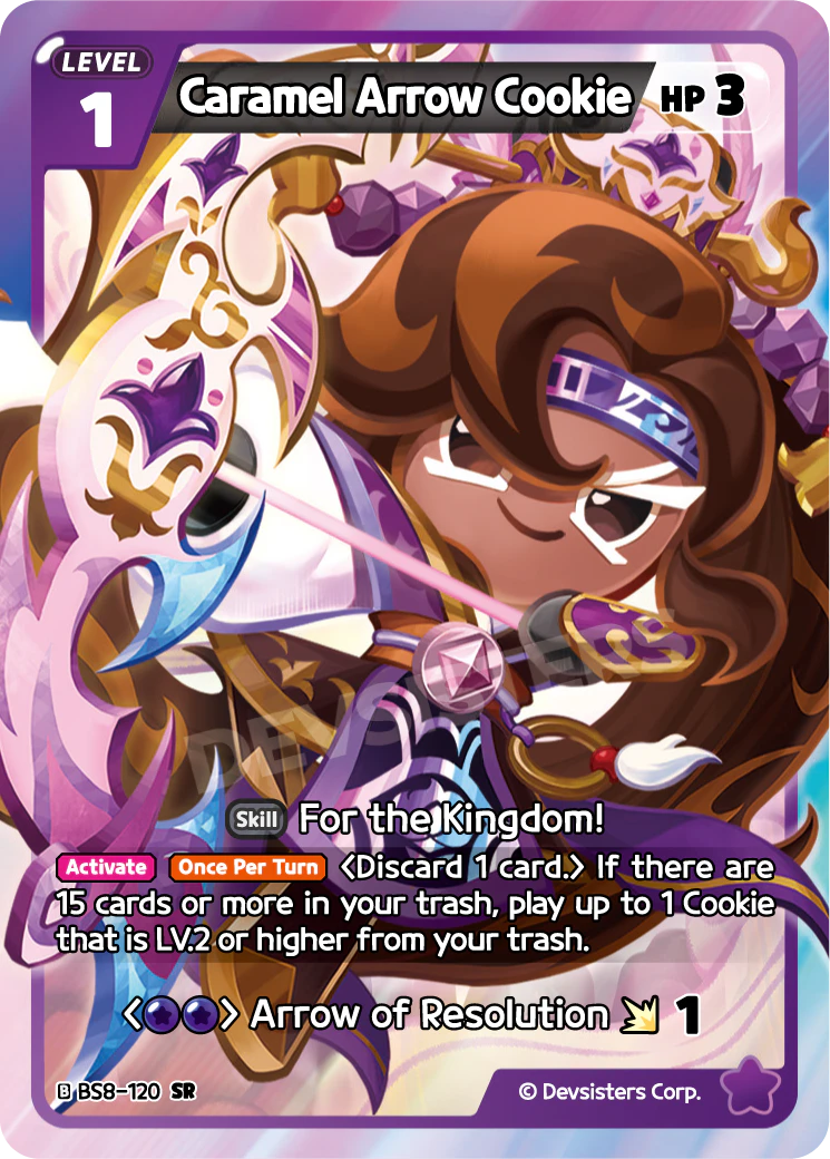 Image for Caramel Arrow Cookie (BS8-120) (BS8) - CookieRun: Braverse TCG