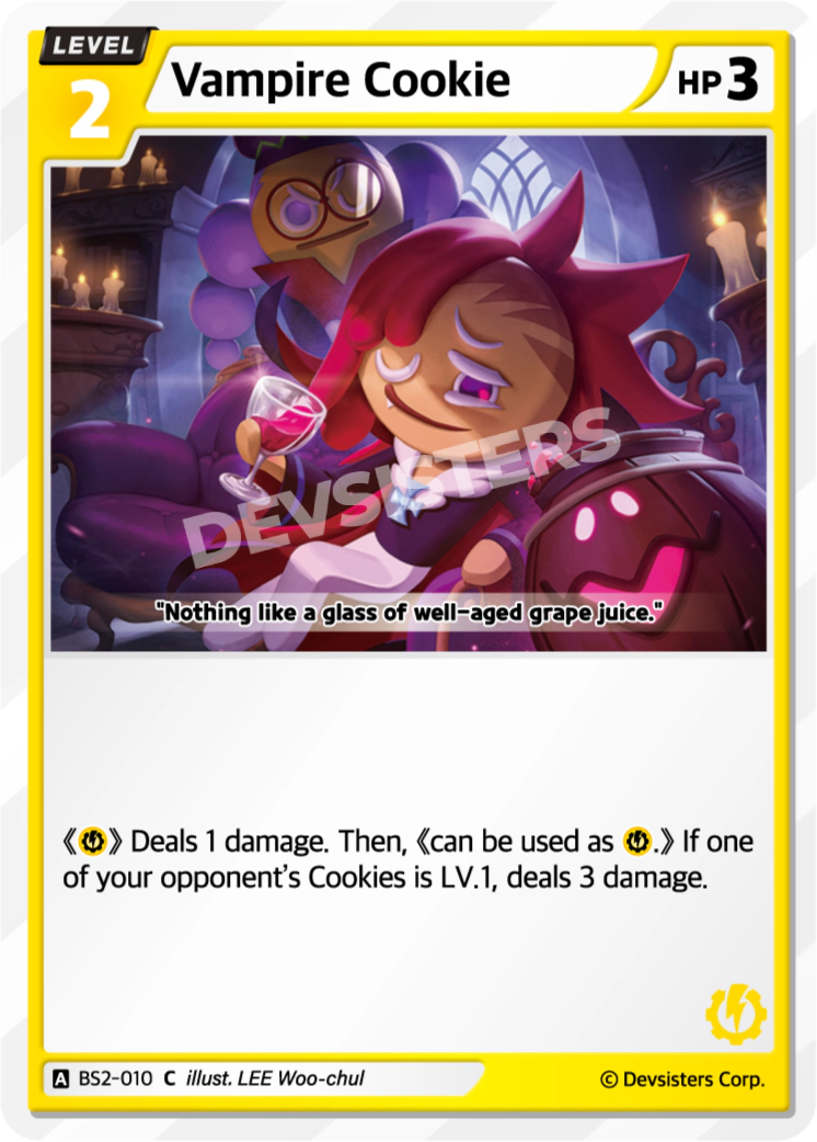 Image for Vampire Cookie (BS2-010) (BS2) - CookieRun: Braverse TCG