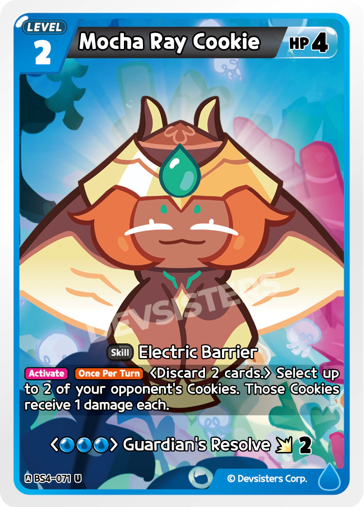 Image for Mocha Ray Cookie (BS4-071) (BS4) - CookieRun: Braverse TCG