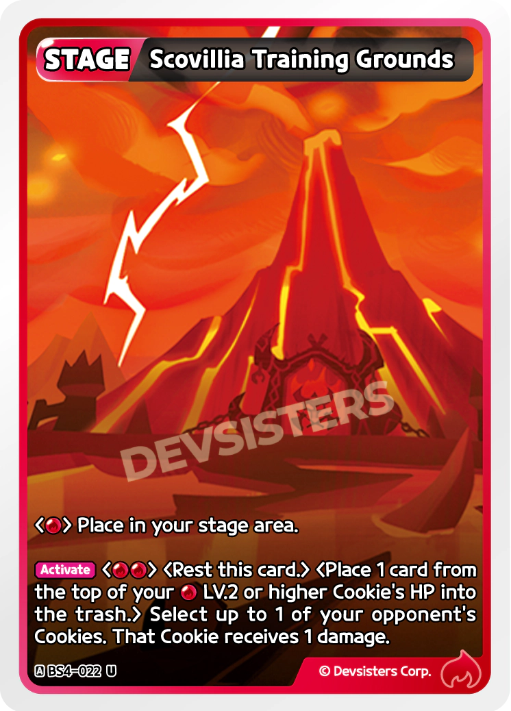 Image for Scovillia Training Grounds (BS4-022) (BS4) - CookieRun: Braverse TCG